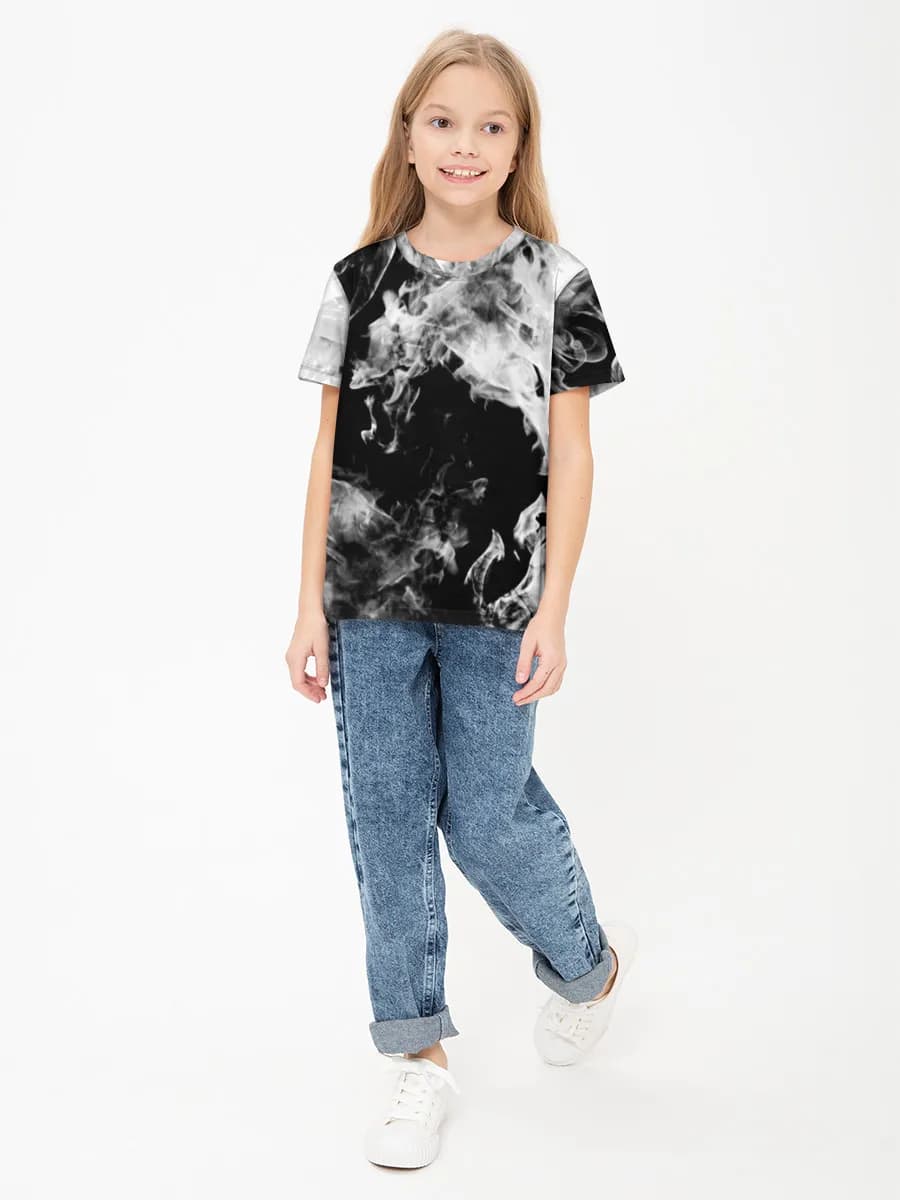 Children's cotton T-shirt (for girls. Copy)