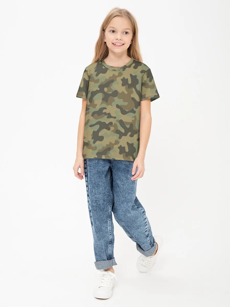 Woodland Camo Print