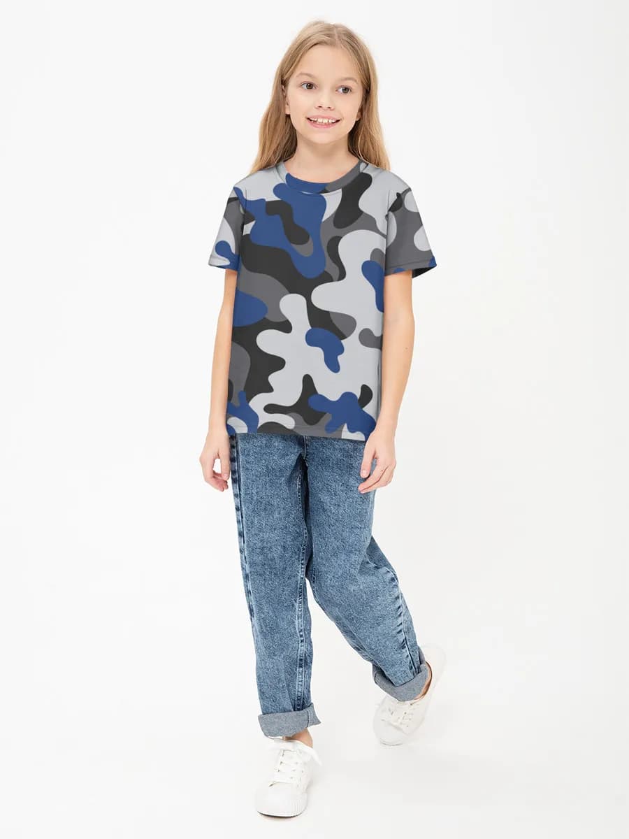 Children's cotton T-shirt (for girls. Copy)