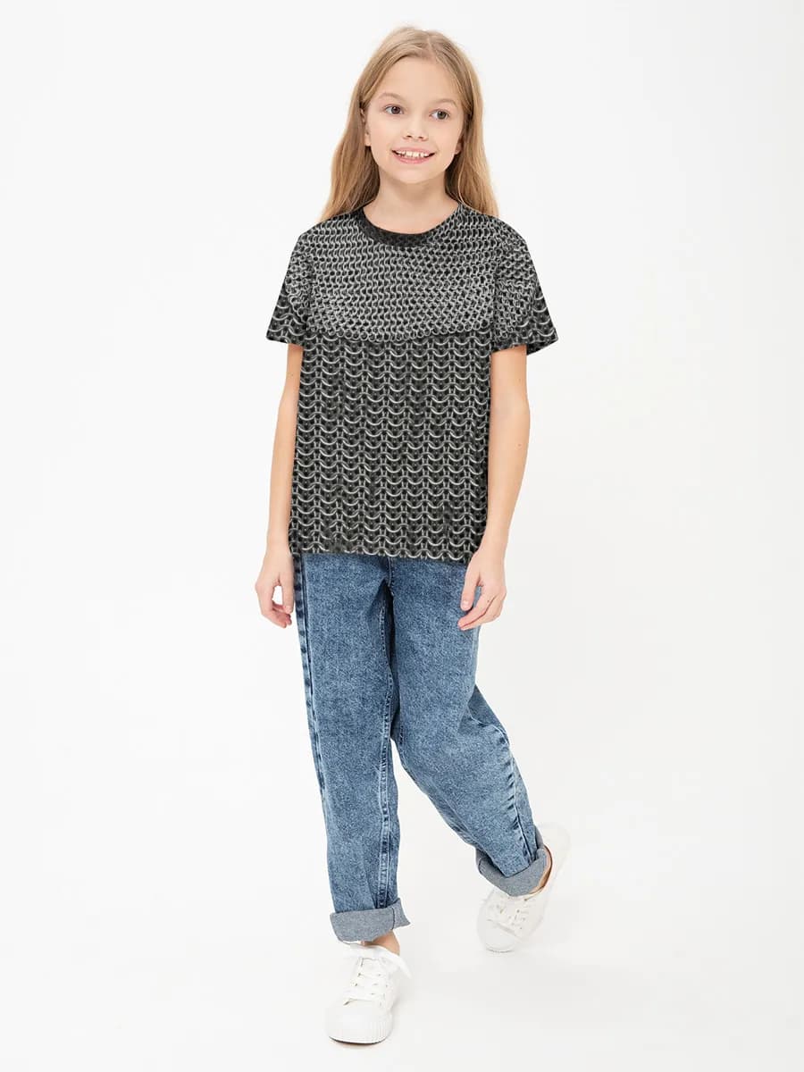 Children's cotton T-shirt (for girls. Copy)