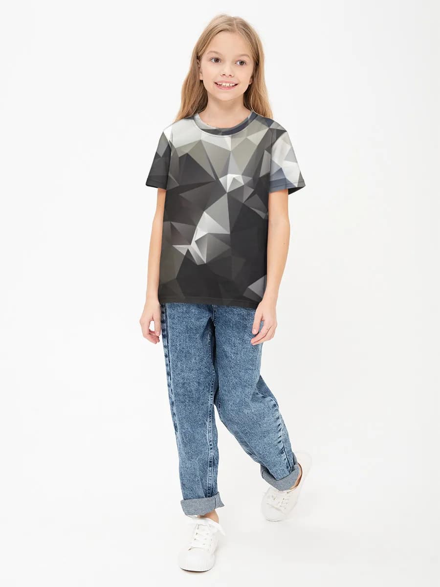 Children's cotton T-shirt (for girls. Copy)