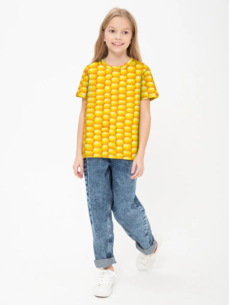 Children's cotton T-shirt (for girls. Copy)