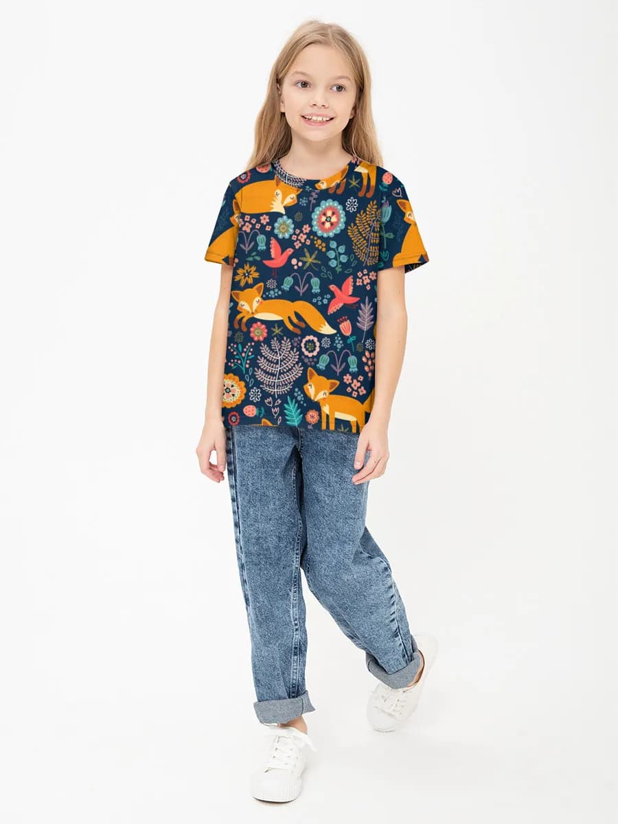 Woodland Fox Floral