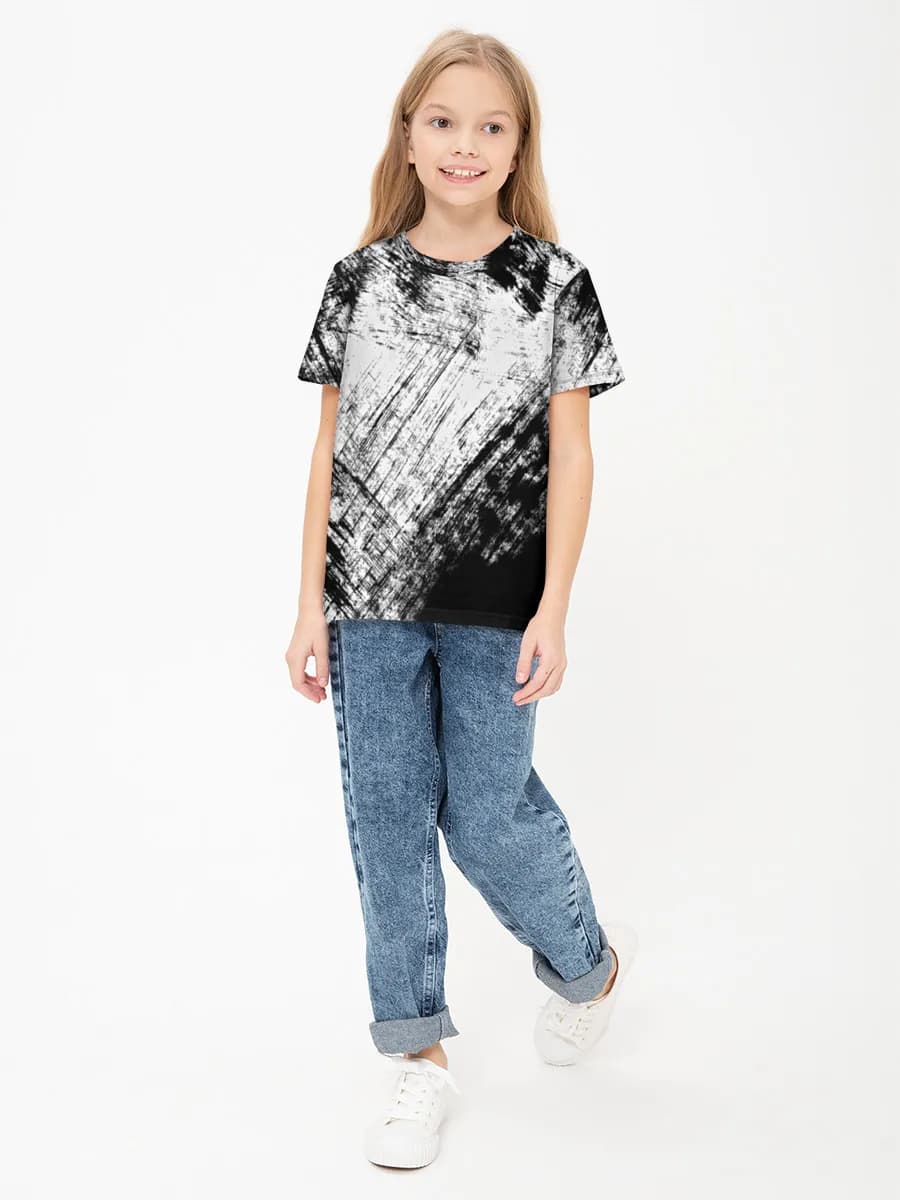 Children's cotton T-shirt (for girls. Copy)