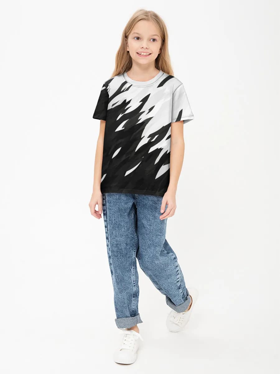 Children's cotton T-shirt (for girls. Copy)