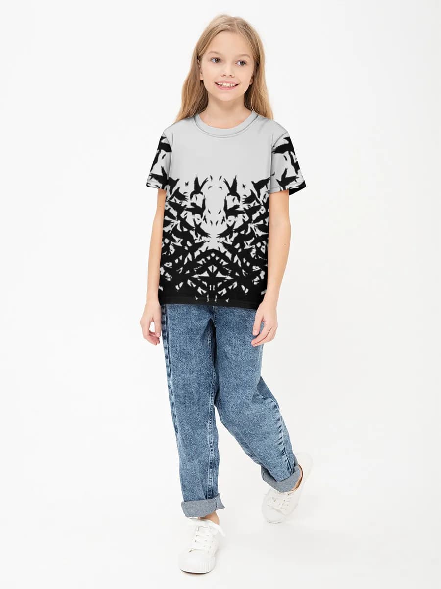 Children's cotton T-shirt (for girls. Copy)