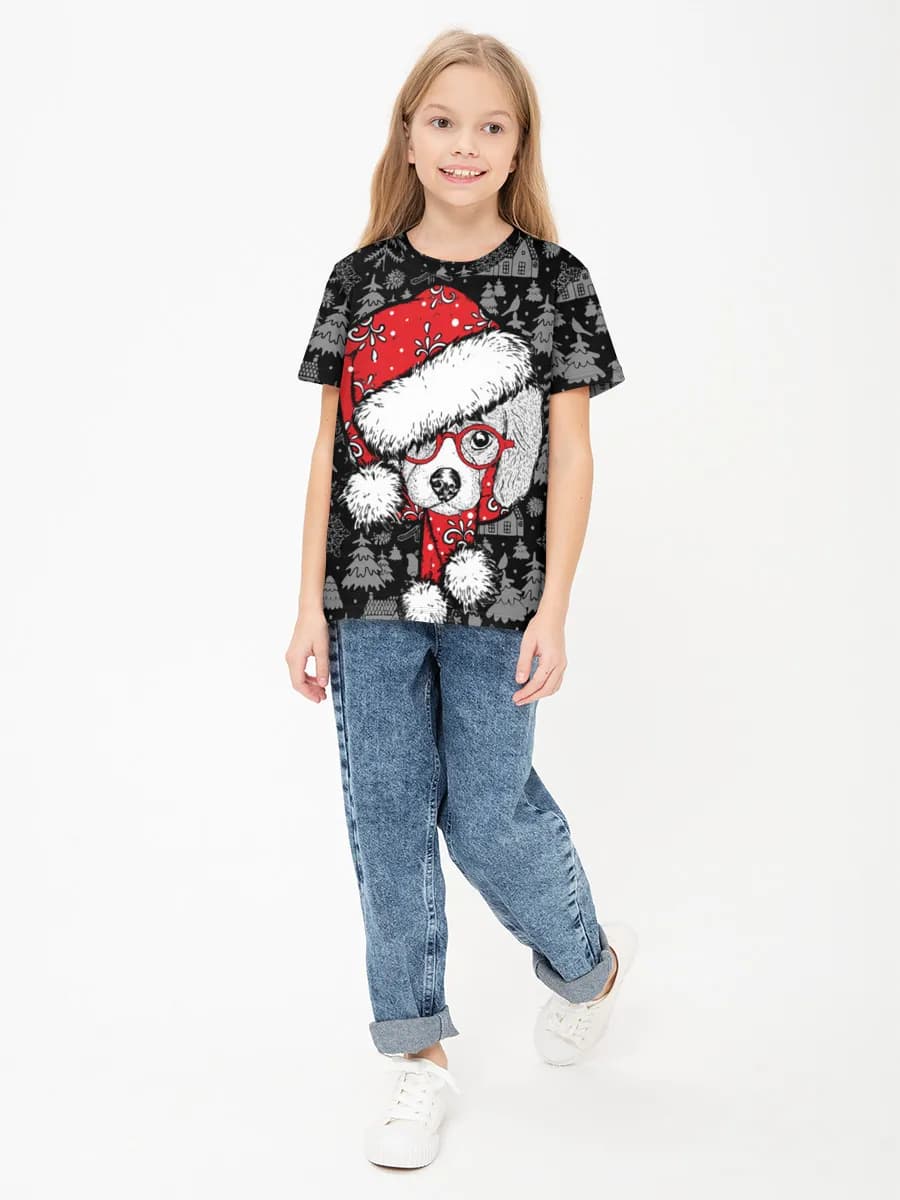 Children's cotton T-shirt (for girls. Copy)