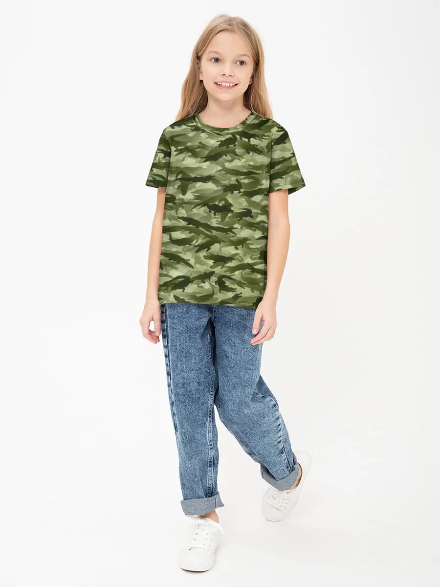 Children's cotton T-shirt (for girls. Copy)