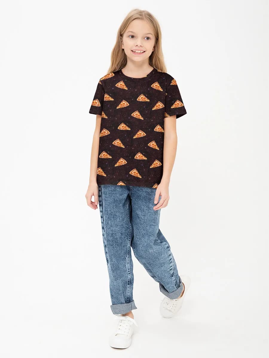 Children's cotton T-shirt (for girls. Copy)