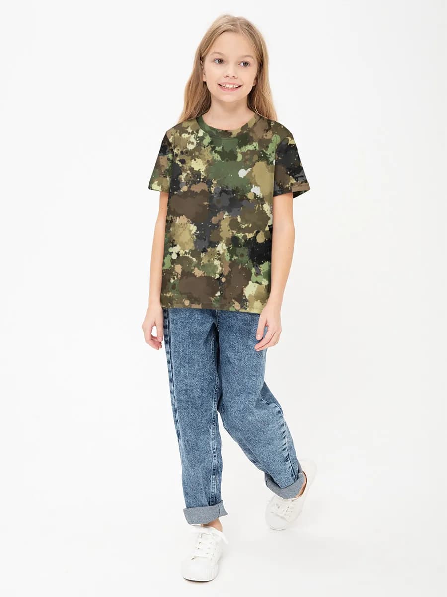 Children's cotton T-shirt (for girls. Copy)