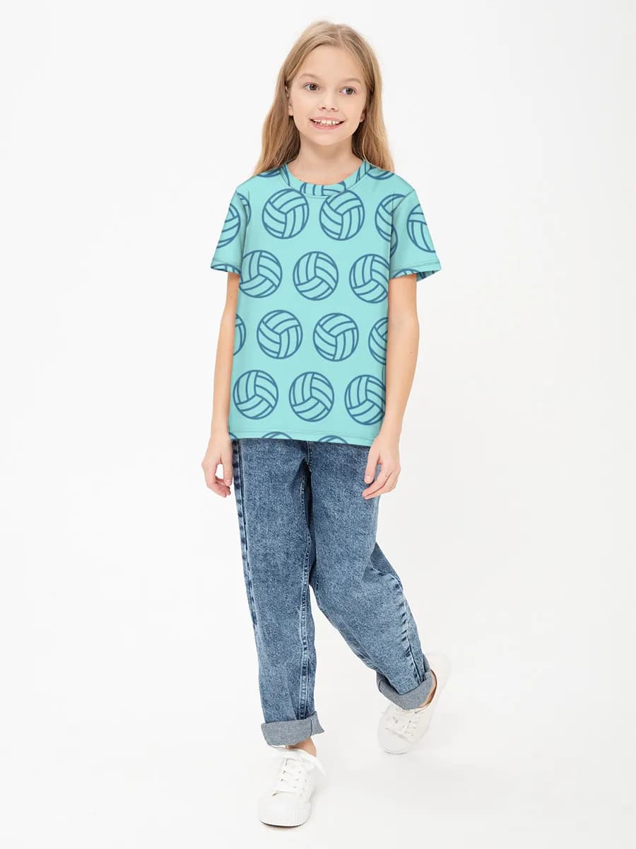 Children's cotton T-shirt (for girls. Copy)