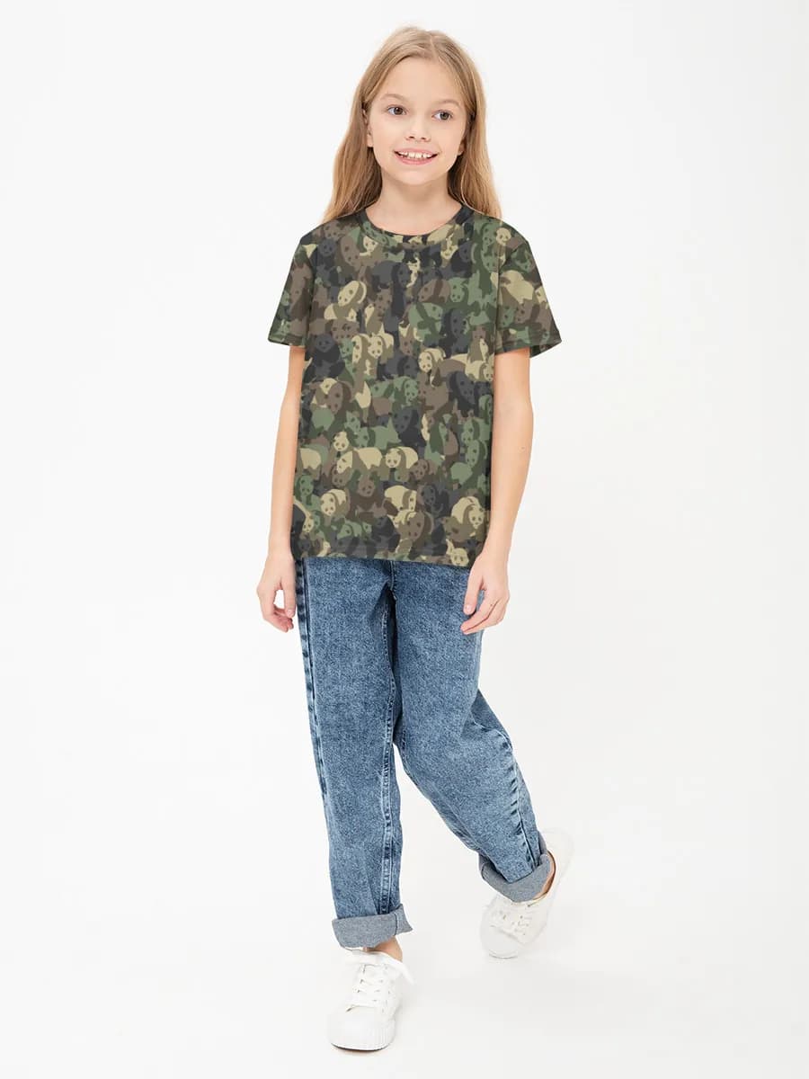 Children's cotton T-shirt (for girls. Copy)