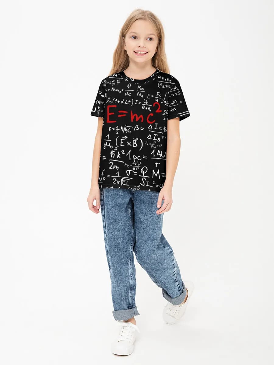Children's cotton T-shirt (for girls. Copy)