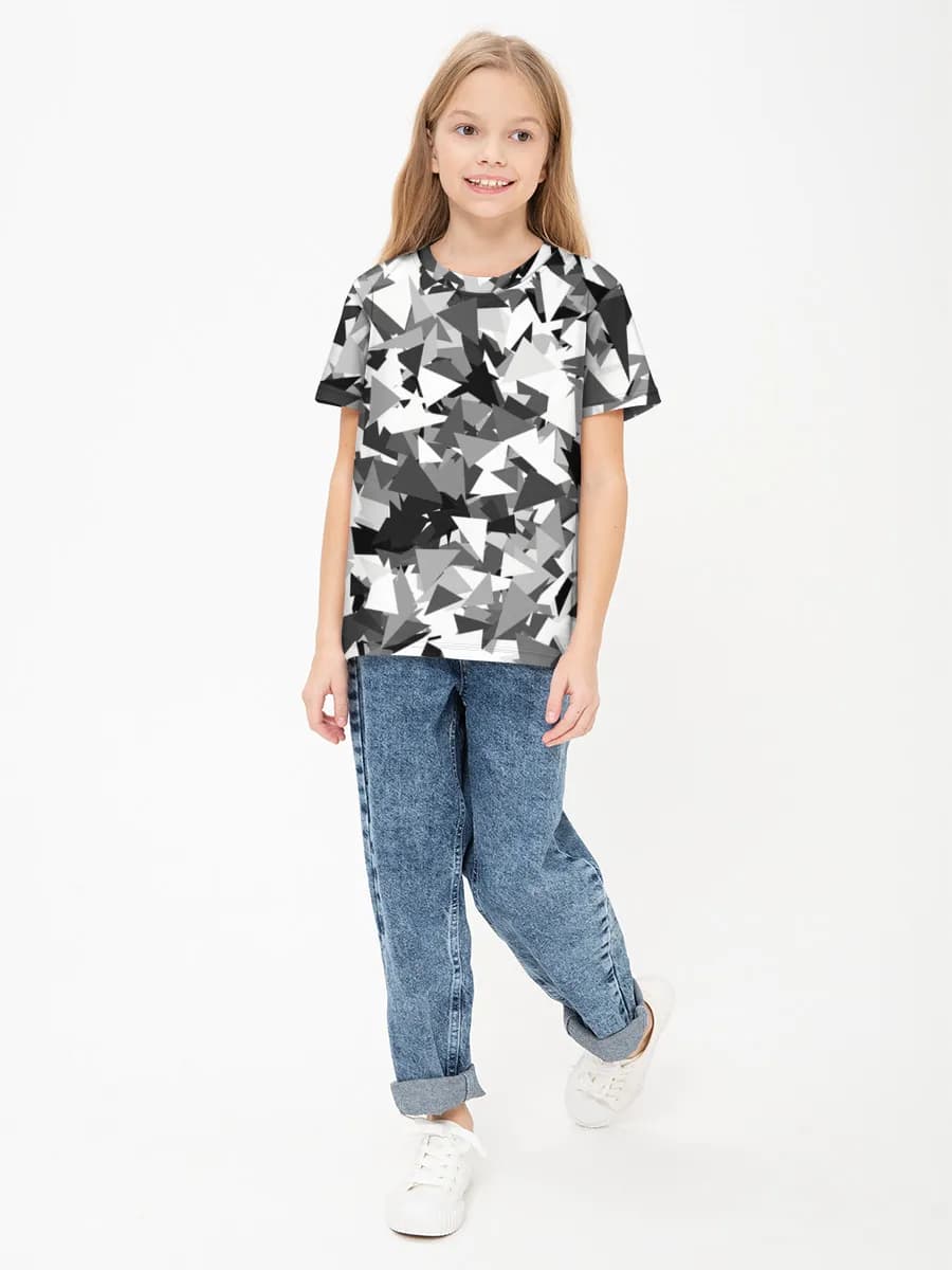 Children's cotton T-shirt (for girls. Copy)