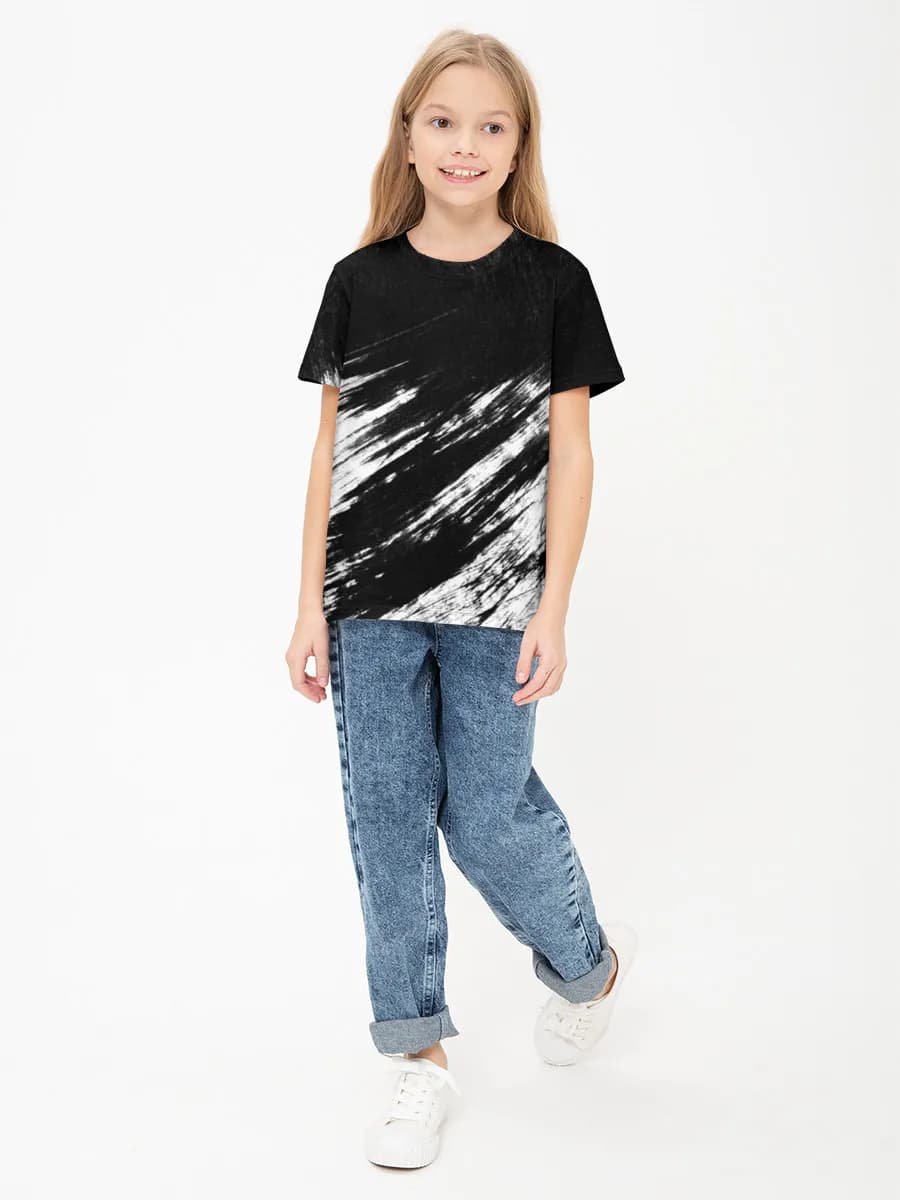 Children's cotton T-shirt (for girls. Copy)