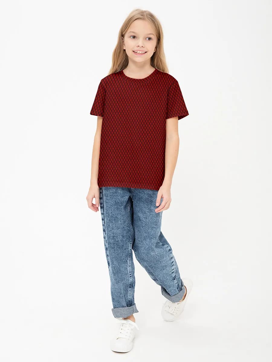Children's cotton T-shirt (for girls. Copy)