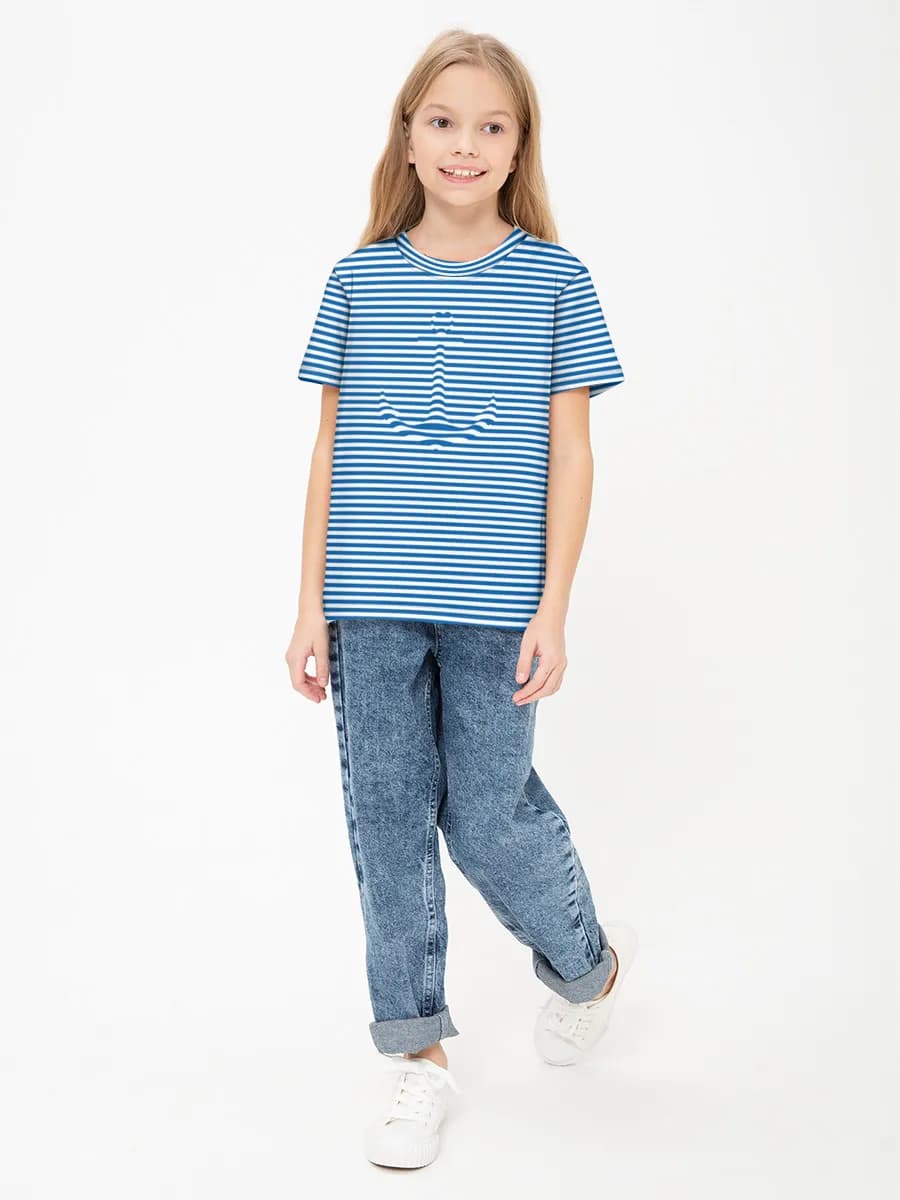 Children's cotton T-shirt (for girls. Copy)