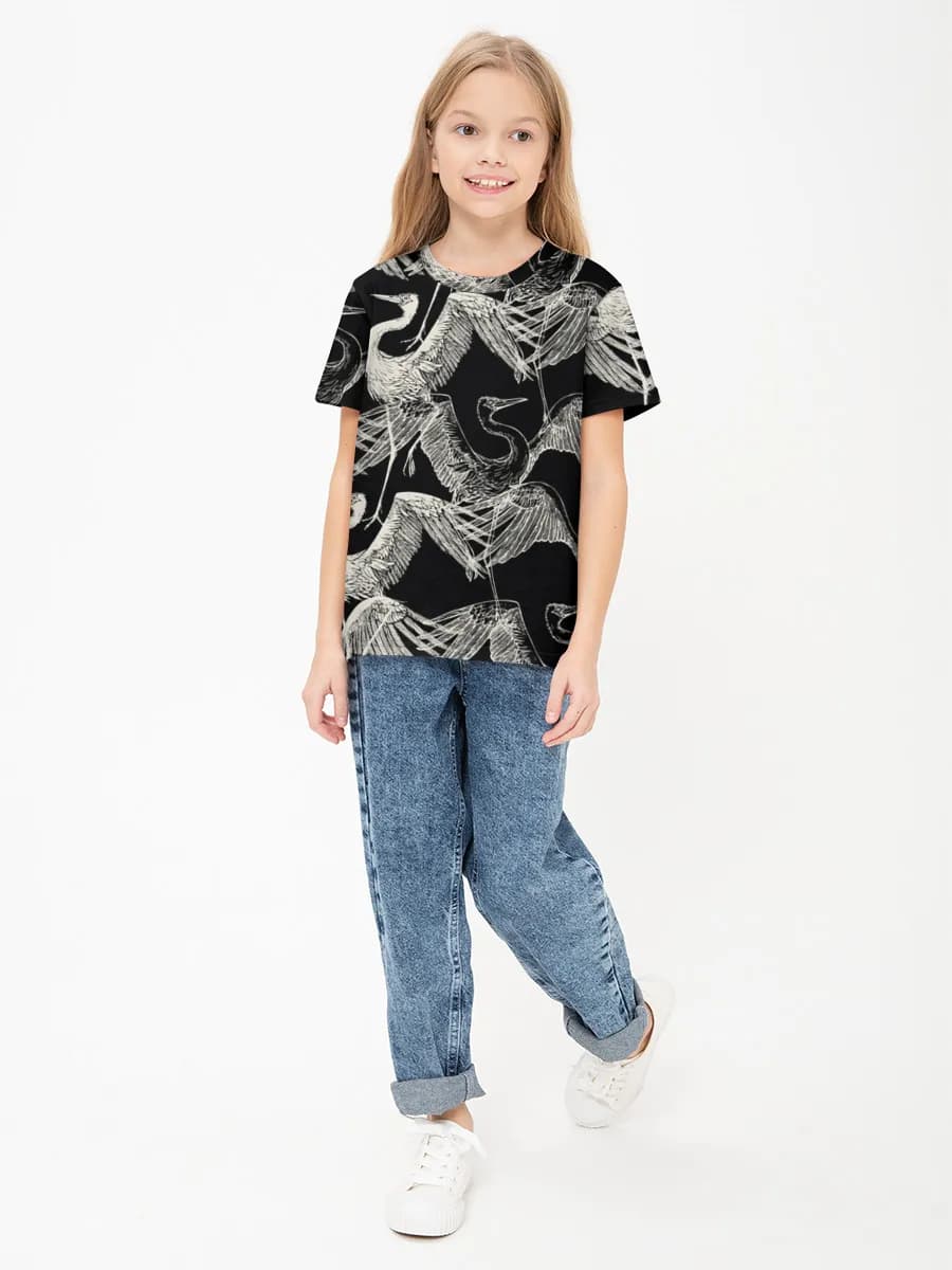 Children's cotton T-shirt (for girls. Copy)