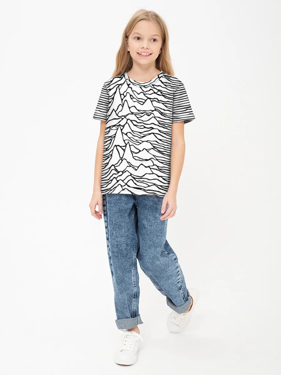 Children's cotton T-shirt (for girls. Copy)