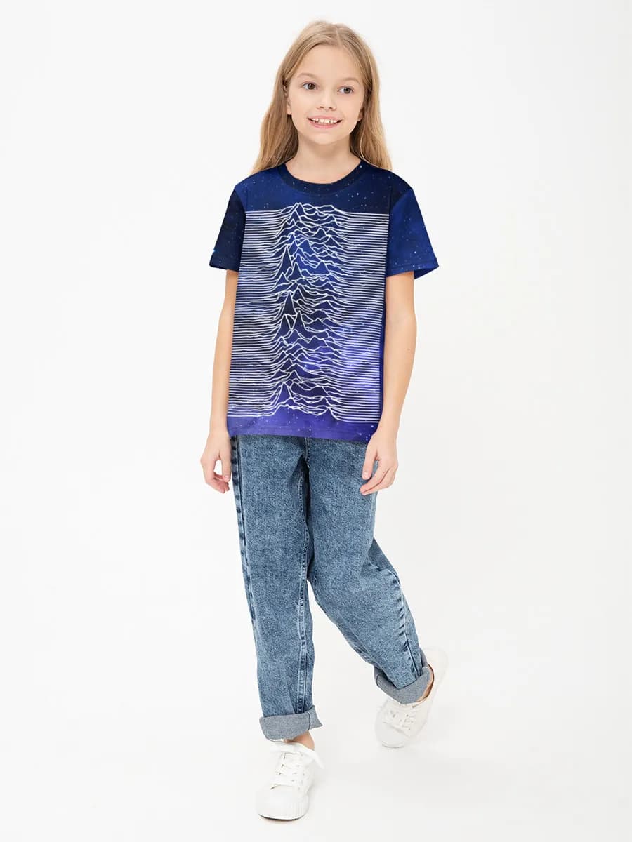 Children's cotton T-shirt (for girls. Copy)