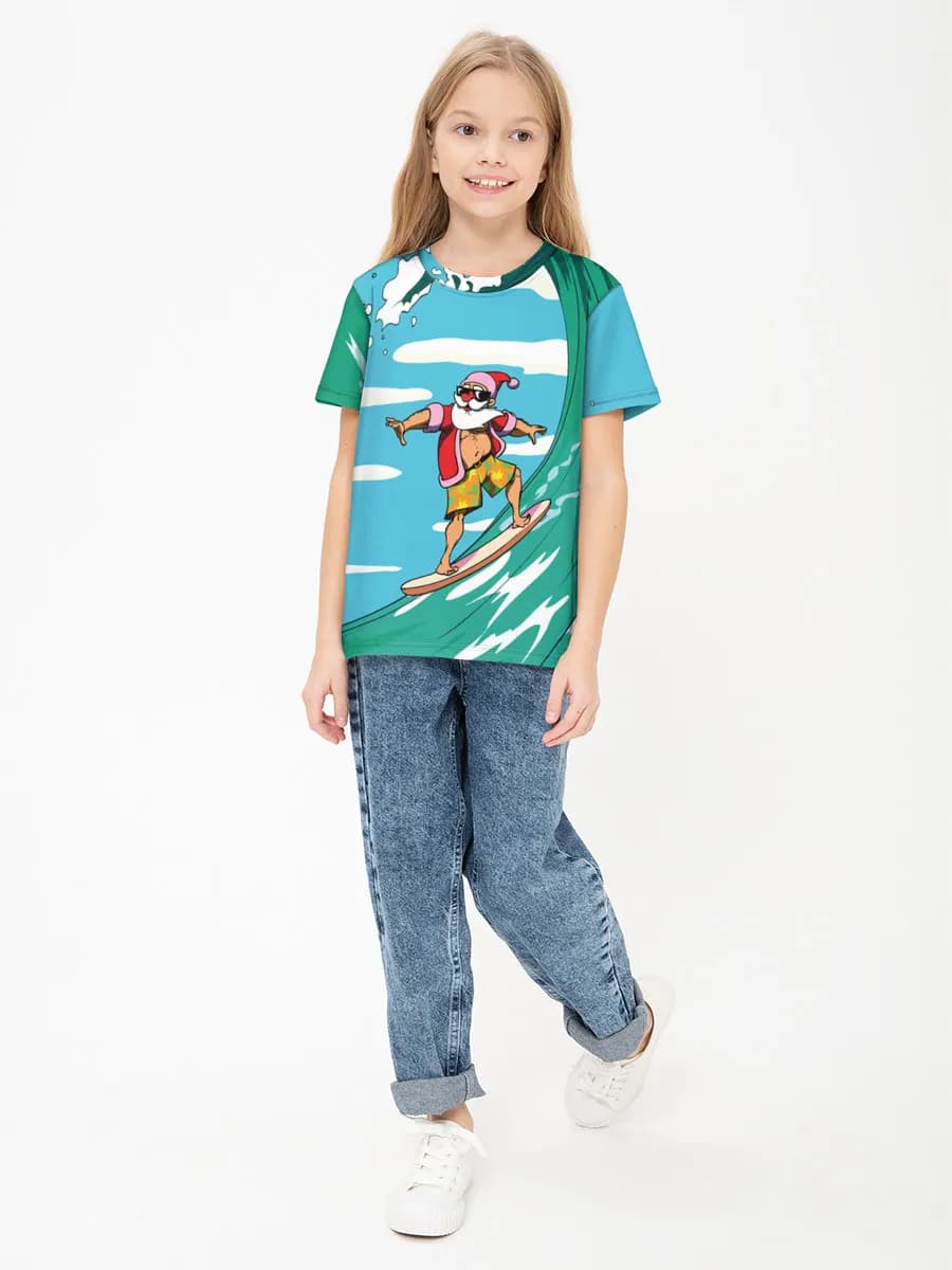 Children's cotton T-shirt (for girls. Copy)