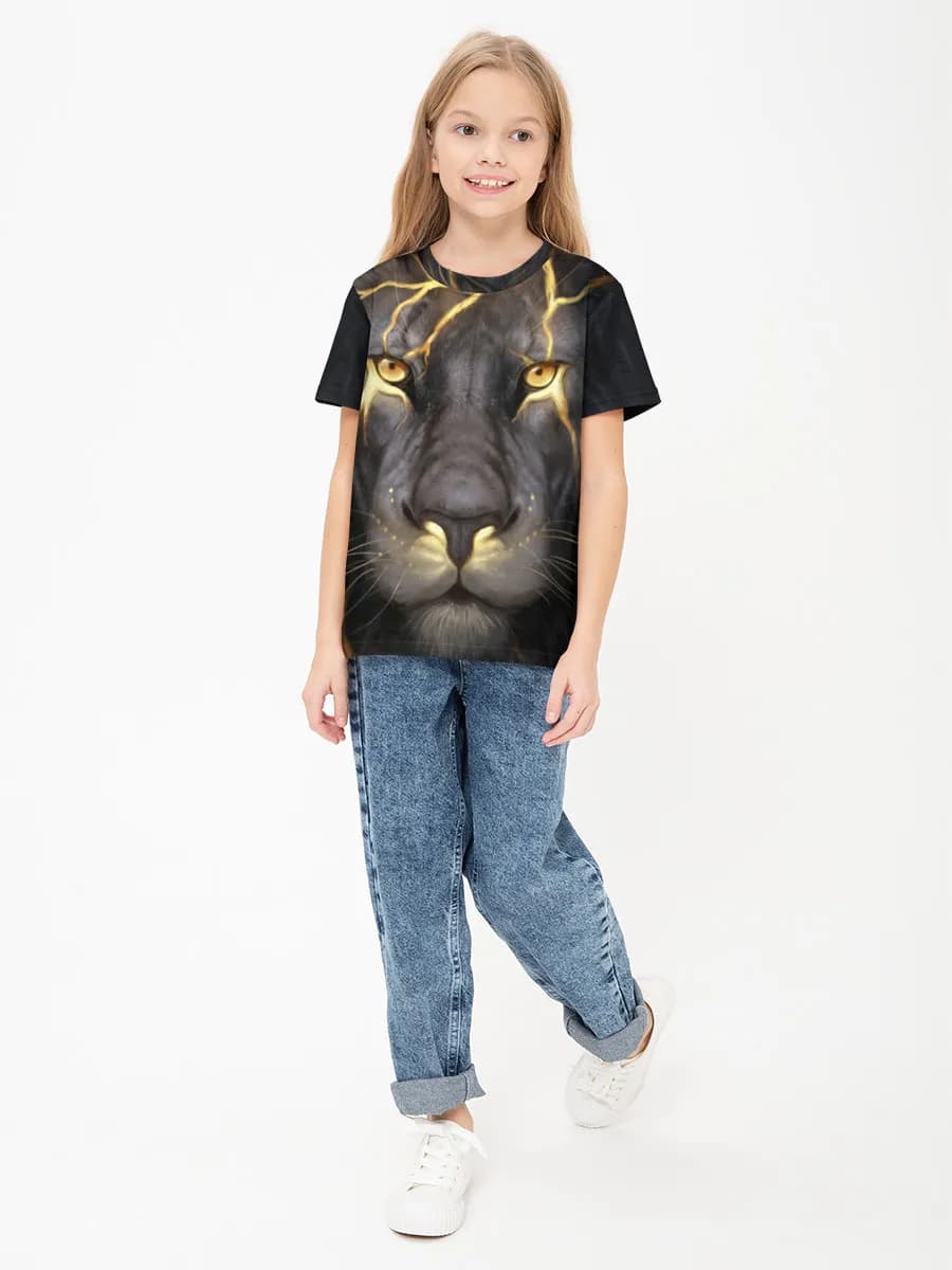 Children's cotton T-shirt (for girls. Copy)