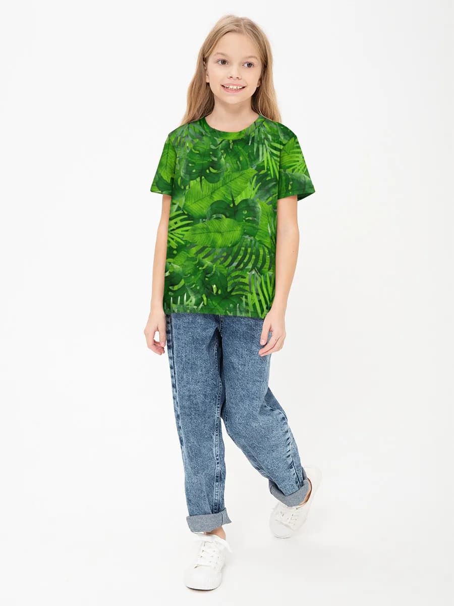 Children's cotton T-shirt (for girls. Copy)