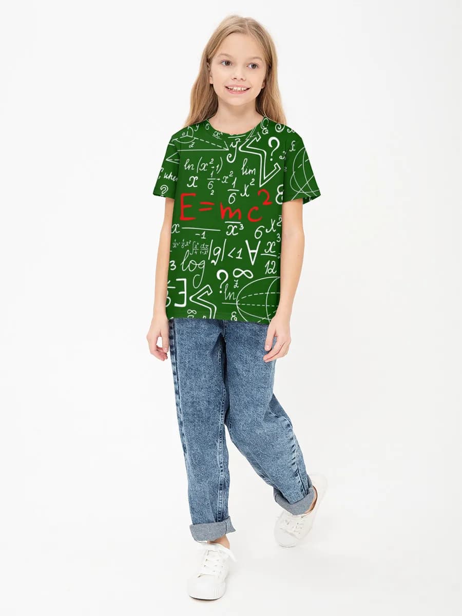 Children's cotton T-shirt (for girls. Copy)