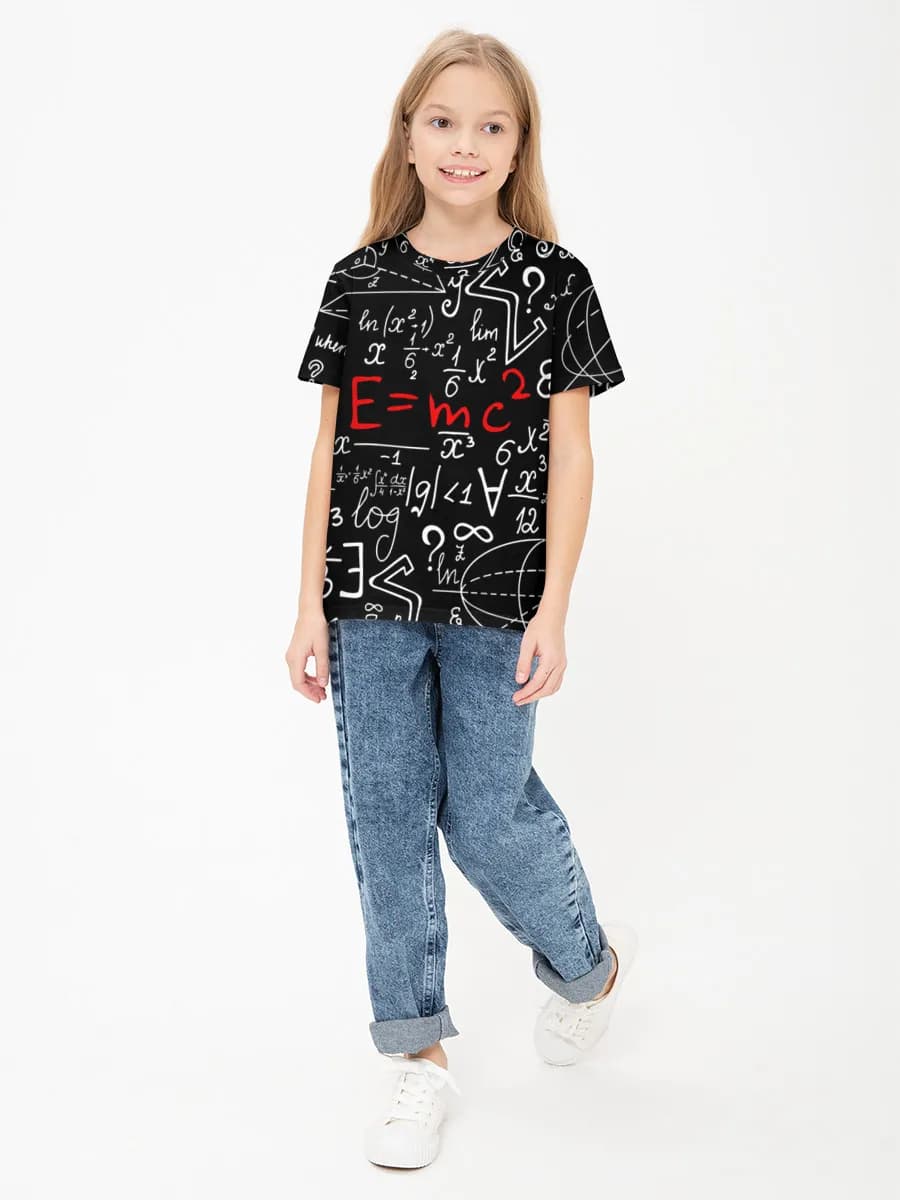 Children's cotton T-shirt (for girls. Copy)