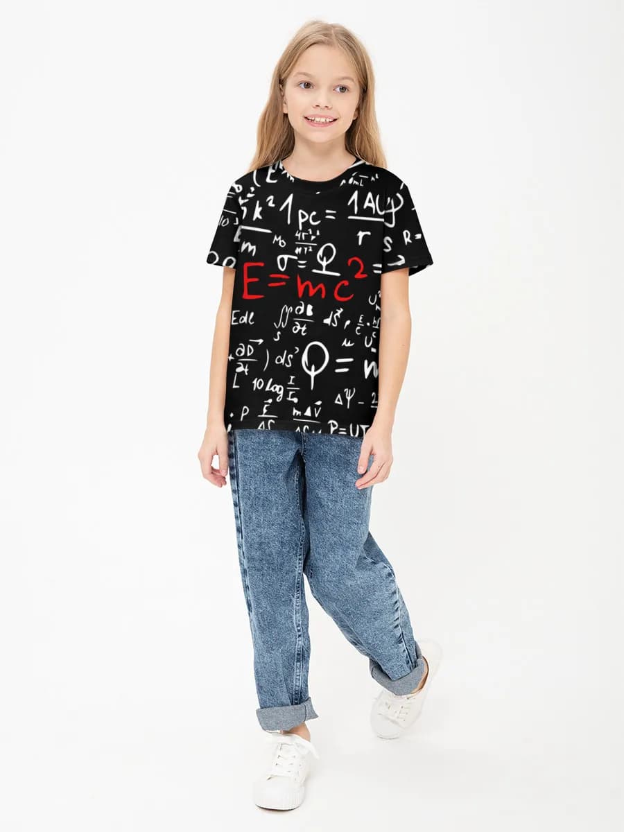 Children's cotton T-shirt (for girls. Copy)