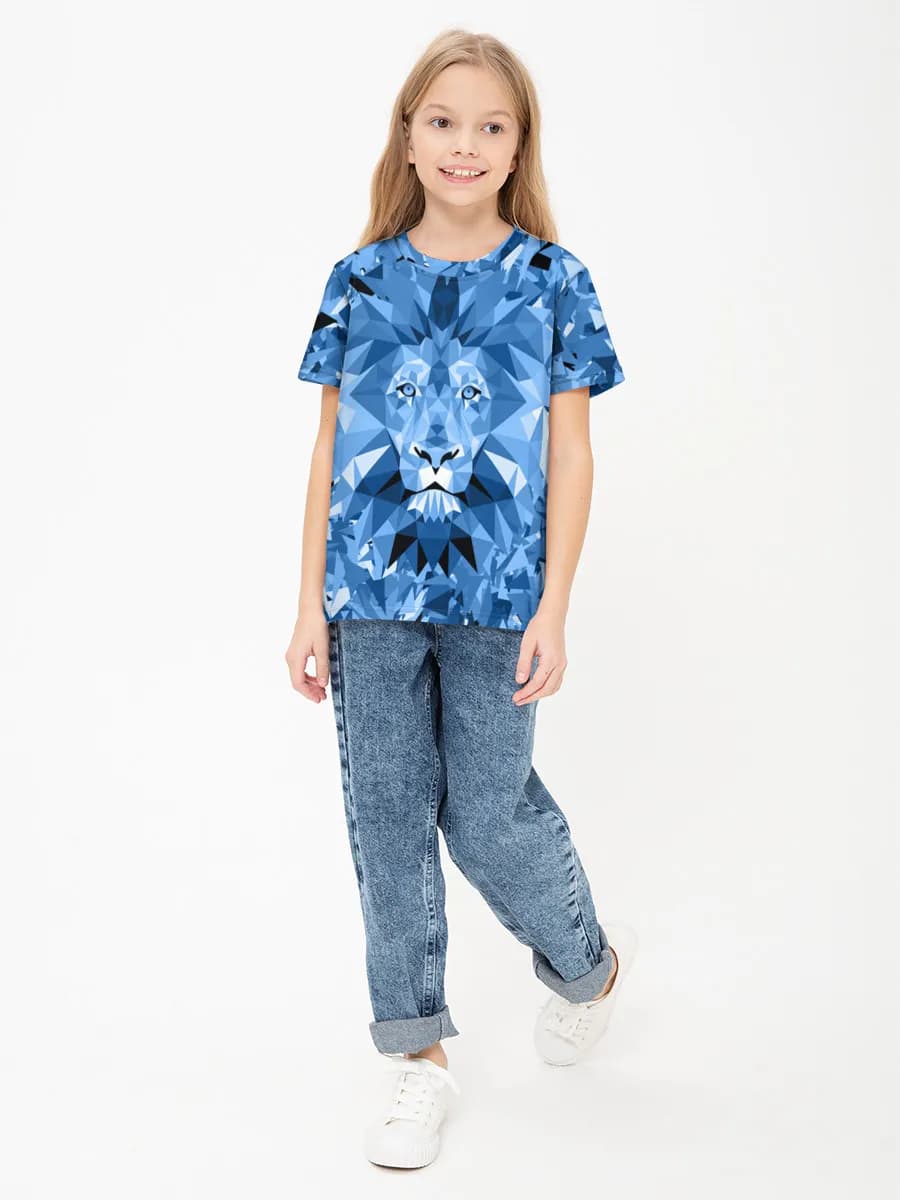 Children's cotton T-shirt (for girls. Copy)