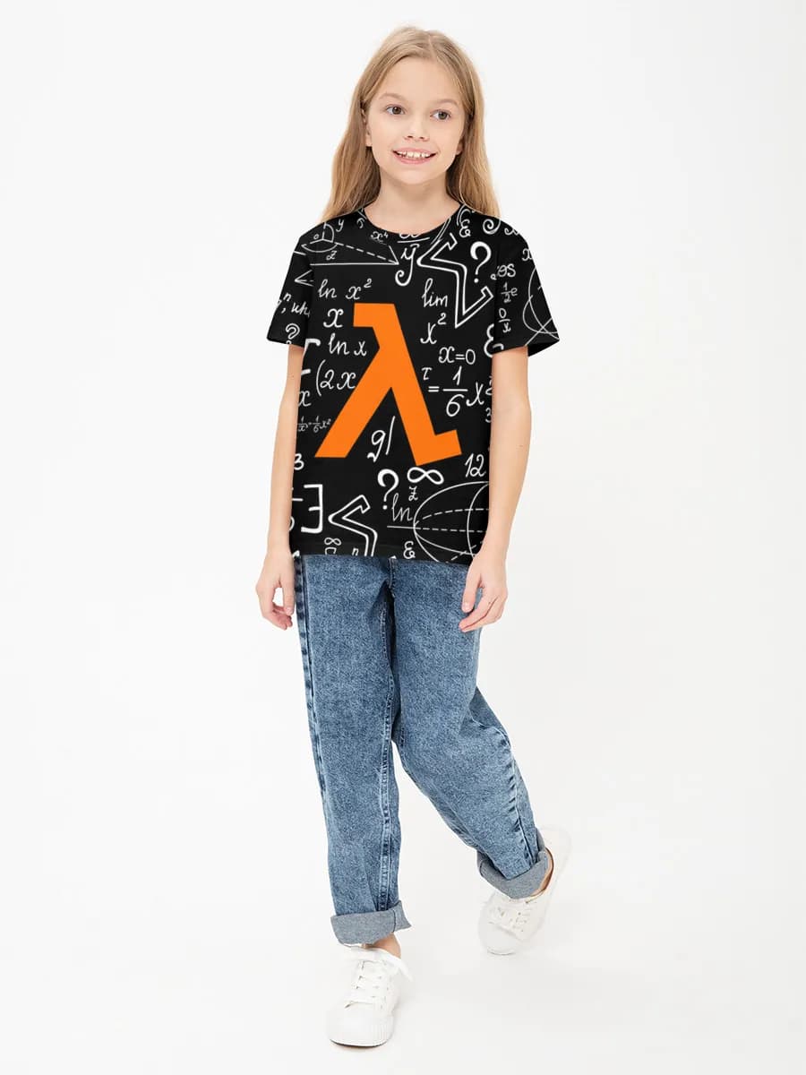 Children's cotton T-shirt (for girls. Copy)