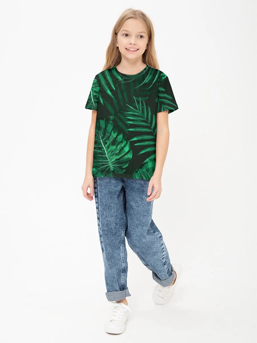 Children's cotton T-shirt (for girls. Copy)