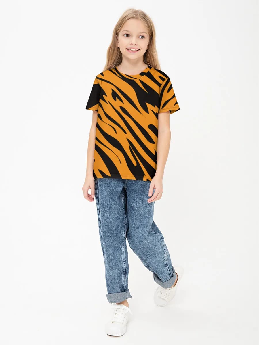 Orange Tiger Stripes