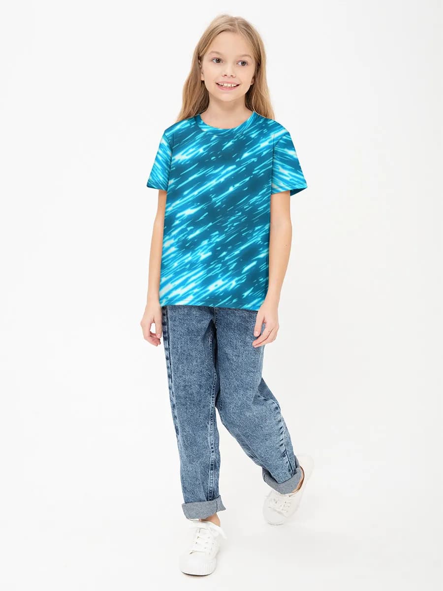 Children's cotton T-shirt (for girls. Copy)
