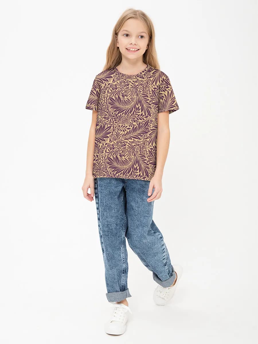 Children's cotton T-shirt (for girls. Copy)