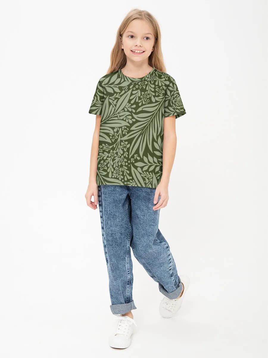 Children's cotton T-shirt (for girls. Copy)