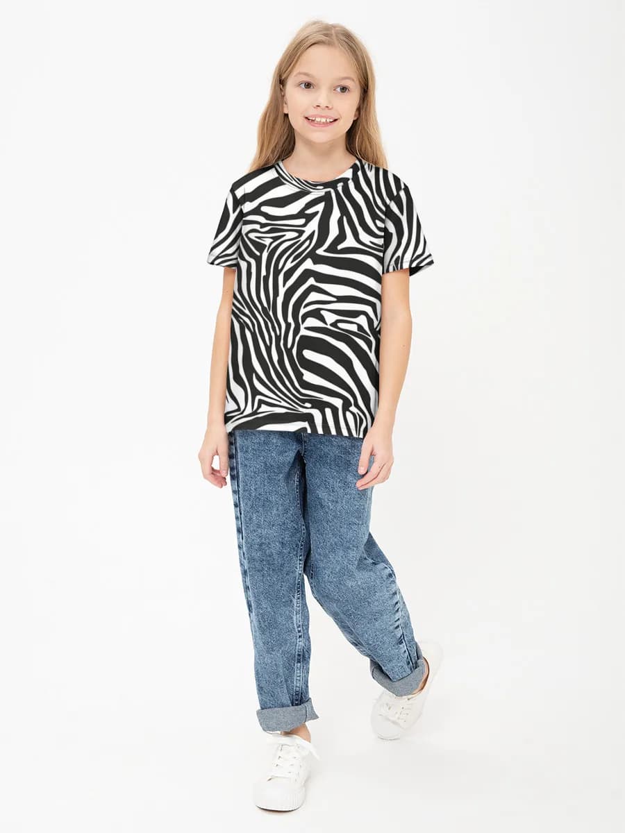 Children's cotton T-shirt (for girls. Copy)
