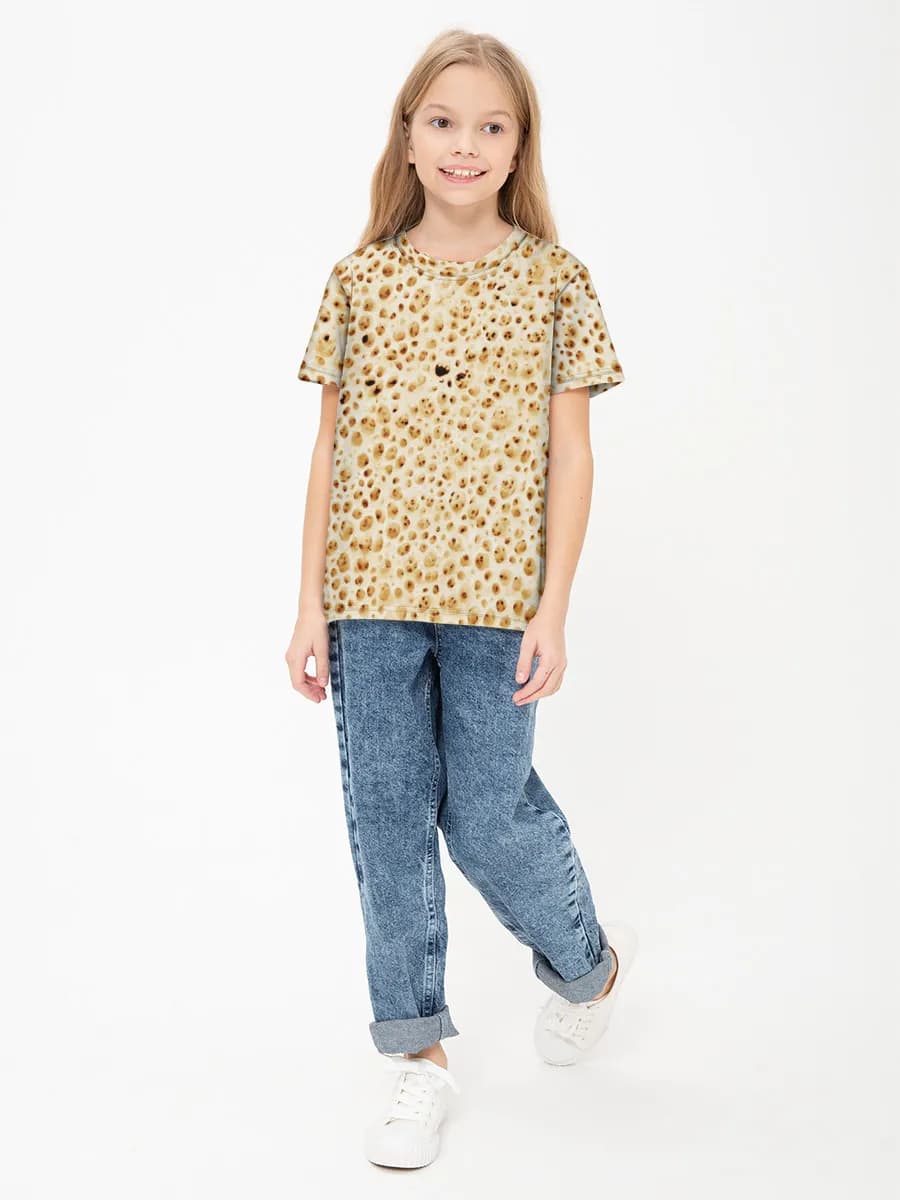 Children's cotton T-shirt (for girls. Copy)