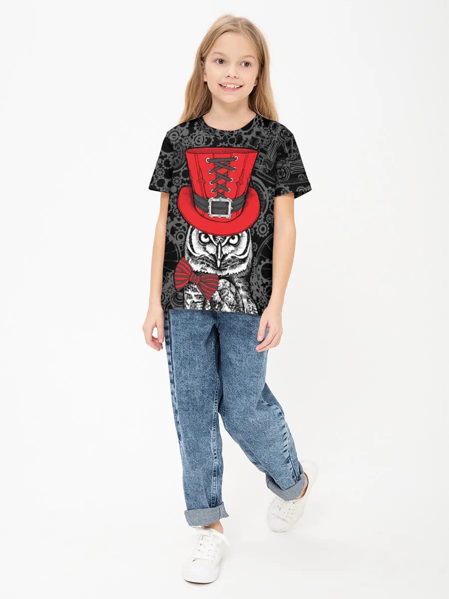 Children's cotton T-shirt (for girls. Copy)