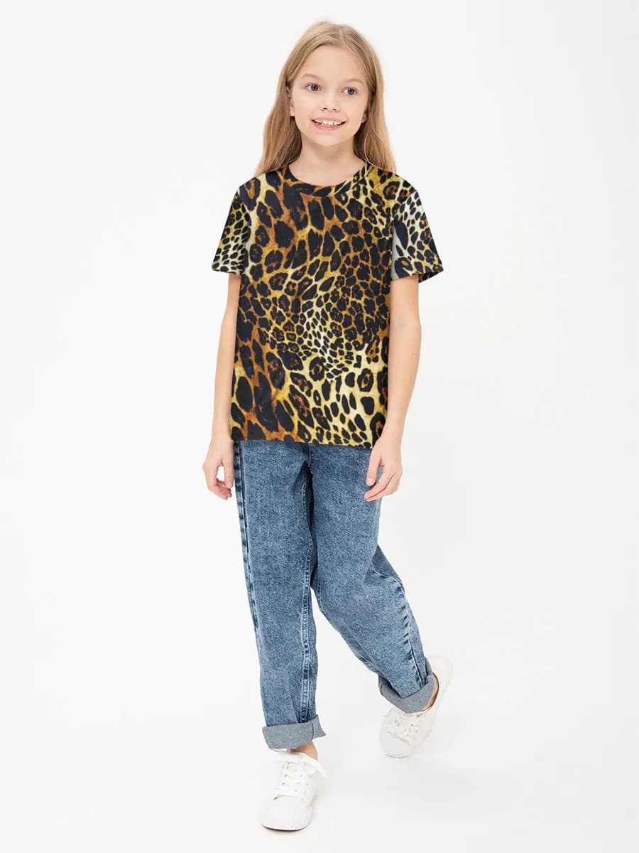 Children's cotton T-shirt (for girls. Copy)