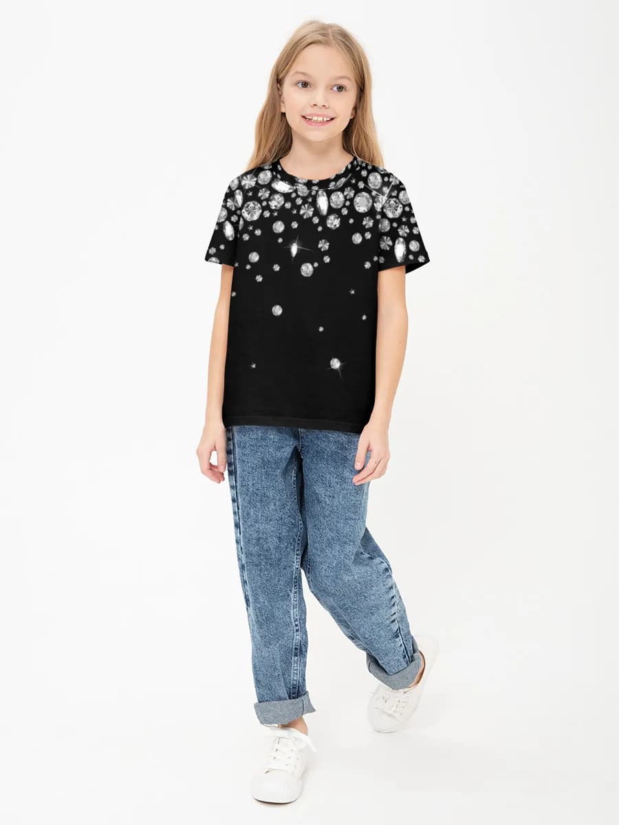 Children's cotton T-shirt (for girls. Copy)