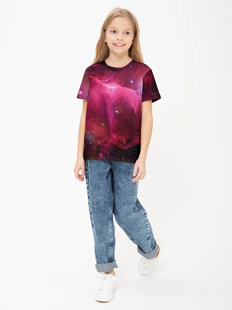 Magenta Nebula Starfield