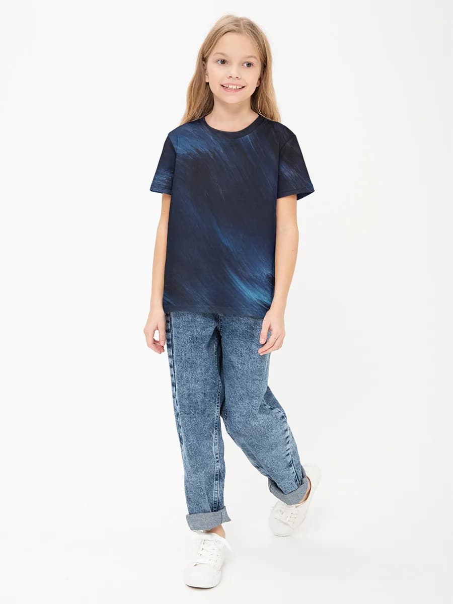 Children's cotton T-shirt (for girls. Copy)