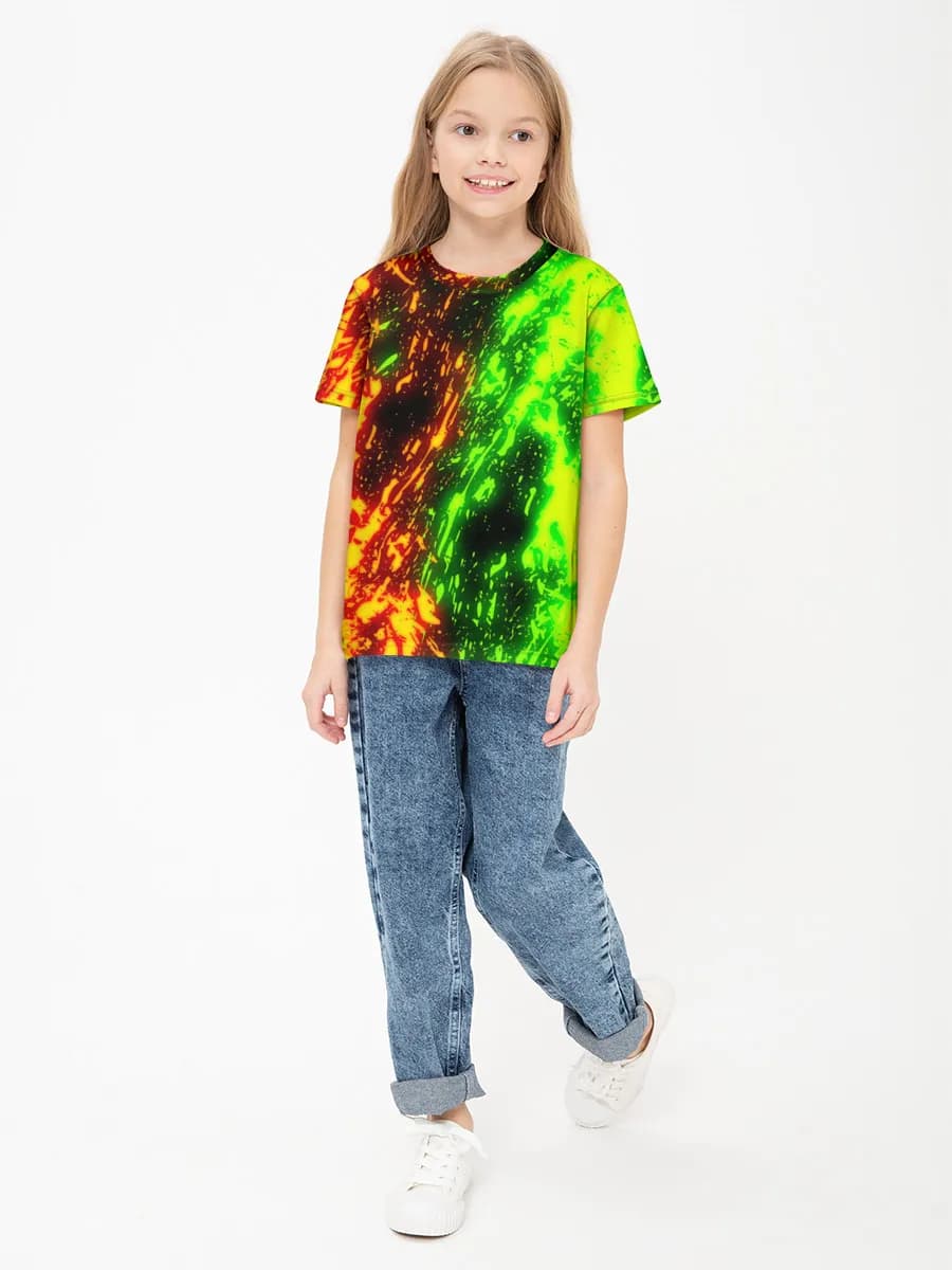 Neon Acid Splatter