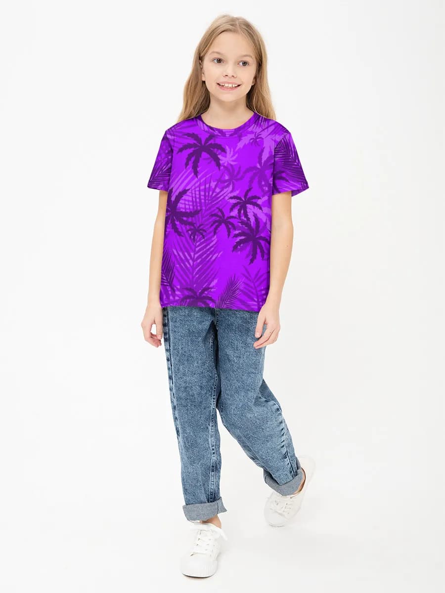 Children's cotton T-shirt (for girls. Copy)