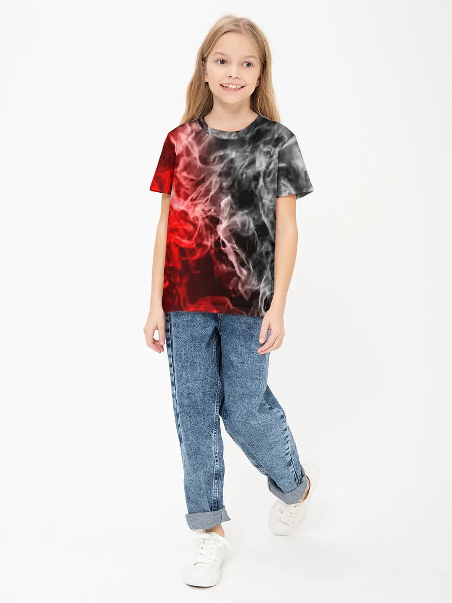 Children's cotton T-shirt (for girls. Copy)