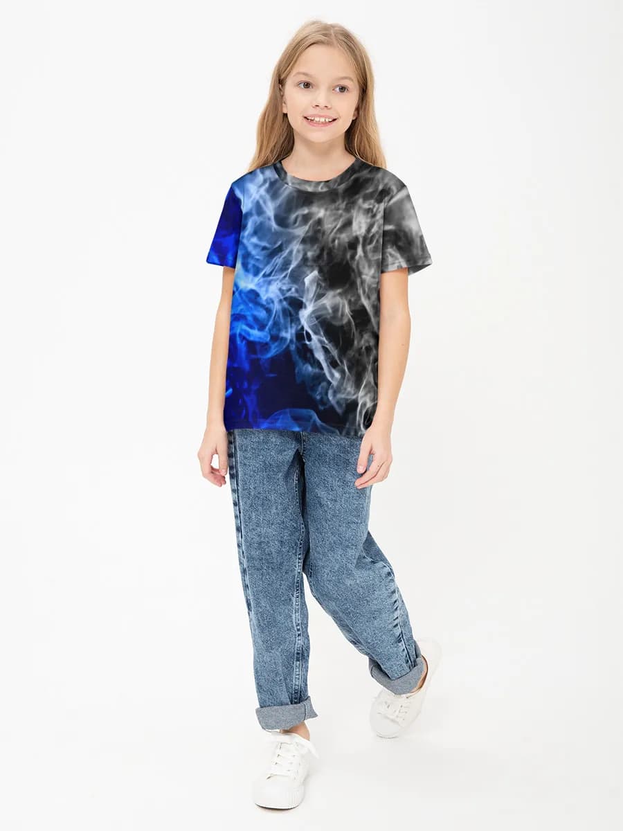 Children's cotton T-shirt (for girls. Copy)
