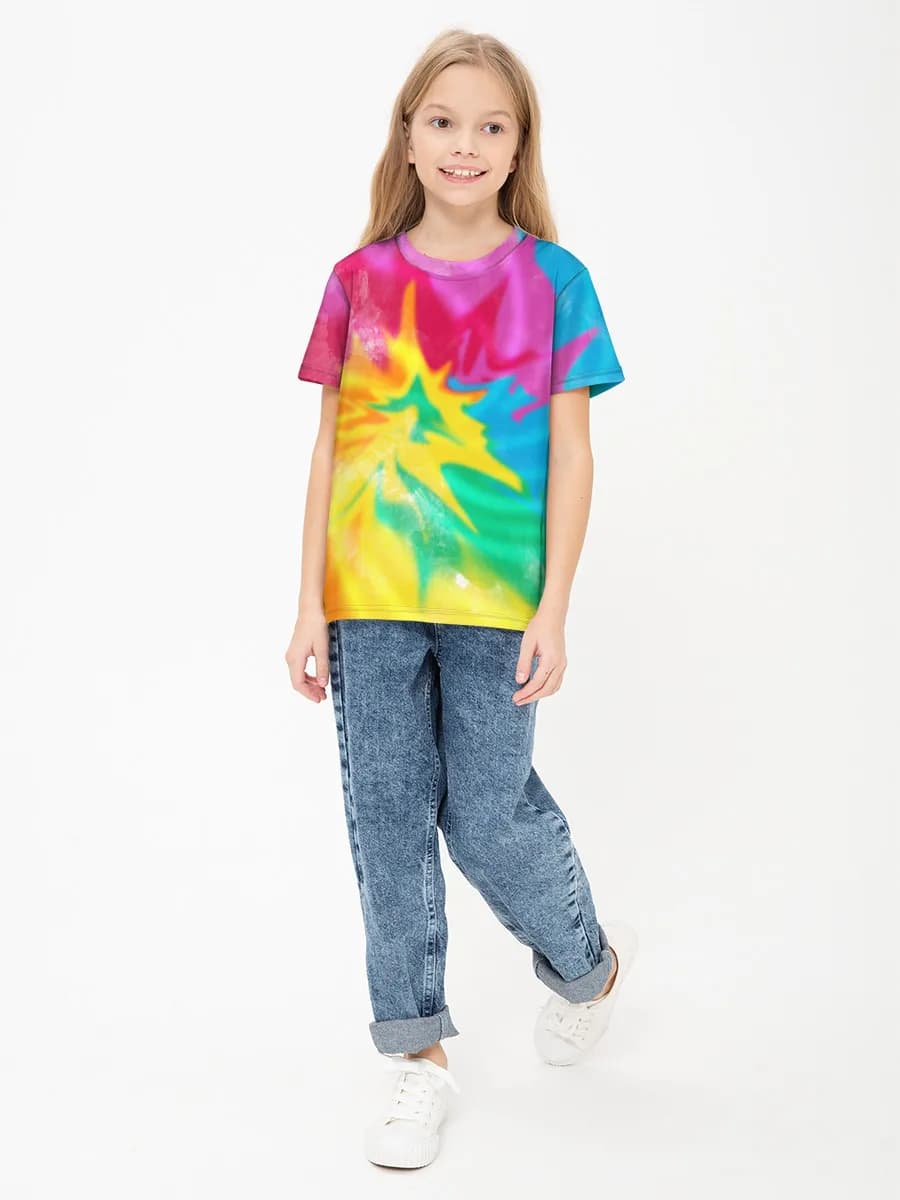Children's cotton T-shirt (for girls. Copy)