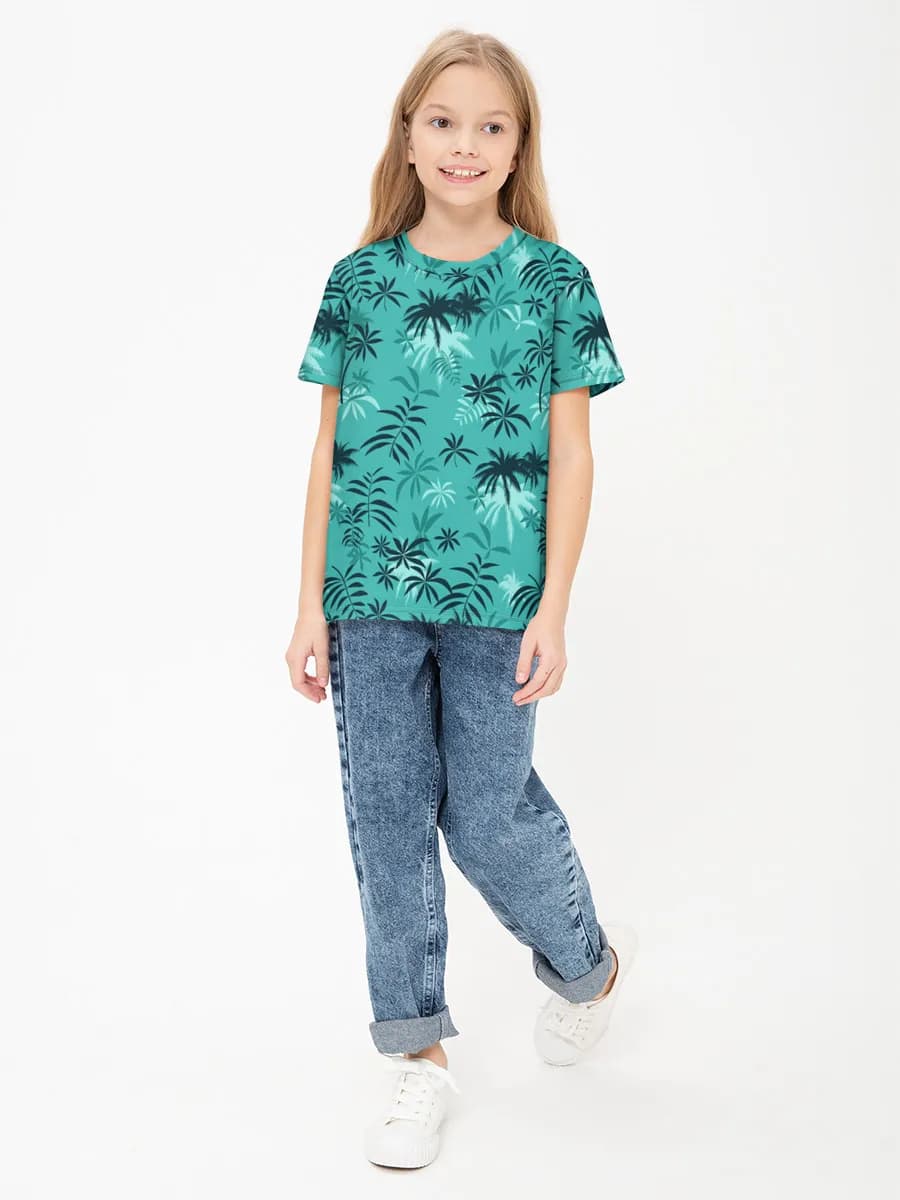 Children's cotton T-shirt (for girls. Copy)